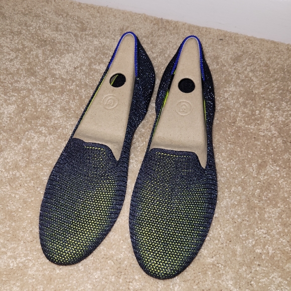 Rothy's Metallic Lattice Stitch Size 8.5 NWT - Picture 2 of 6